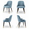 Scaun catifea ALBASTRA | model ROCCO G - eScaun.ro