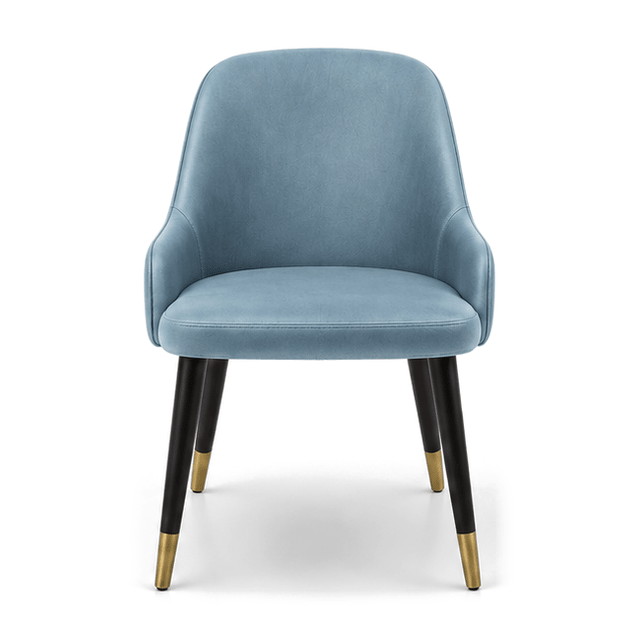 Scaun catifea ALBASTRA | model ROCCO G - eScaun.ro
