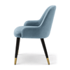 Scaun catifea ALBASTRA | model ROCCO G - eScaun.ro