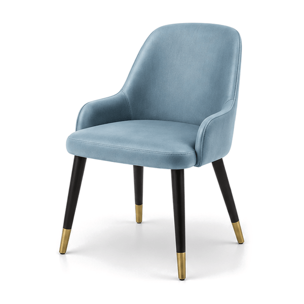 Scaun catifea ALBASTRA | model ROCCO G - eScaun.ro