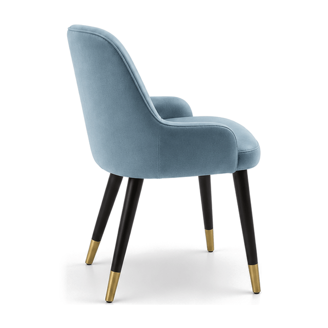 Scaun catifea ALBASTRA | model ROCCO G - eScaun.ro