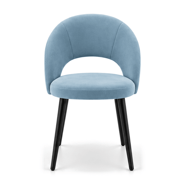 Scaun catifea ALBASTRA | model RON - eScaun.ro