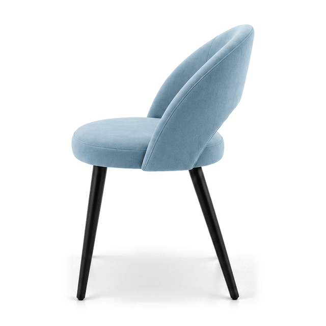 Scaun catifea ALBASTRA | model RON - eScaun.ro