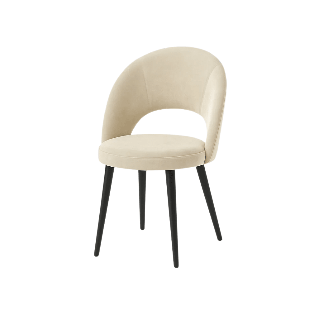 Scaun catifea ALBASTRA | model RON - eScaun.ro