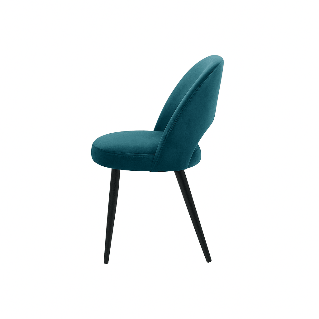 Scaun catifea ALBASTRA | model RON - eScaun.ro