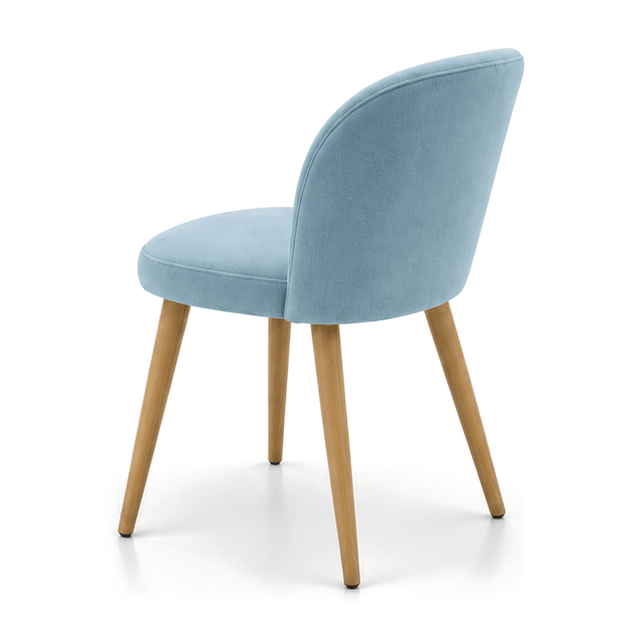 Scaun catifea ALBASTRA | model SAM - eScaun.ro