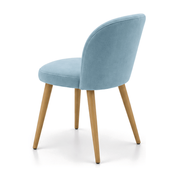 Scaun catifea ALBASTRA | model SAM - eScaun.ro