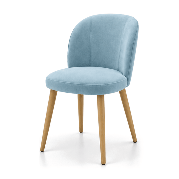 Scaun catifea ALBASTRA | model SAM - eScaun.ro
