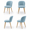 Scaun catifea ALBASTRA | model SAM - eScaun.ro