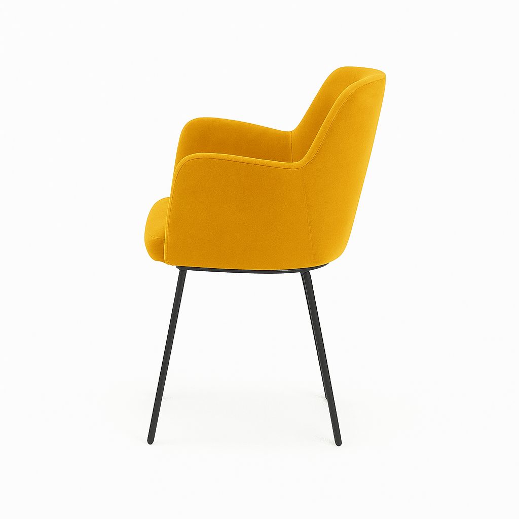 Scaun catifea ALBASTRA | model SIGMA - eScaun.ro
