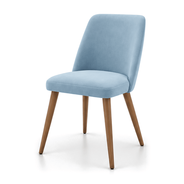 Scaun catifea ALBASTRA | model SOLO - eScaun.ro