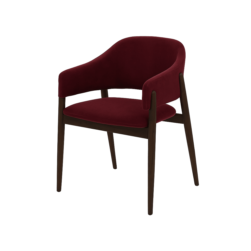 Scaun catifea BORDO | model ALBA - eScaun.ro