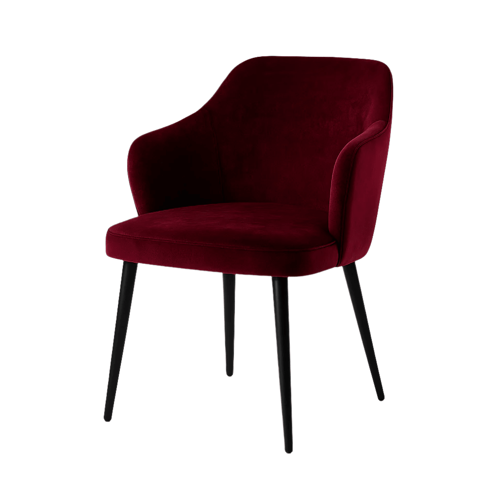 Scaun catifea BORDO | model ZEUS - eScaun.ro