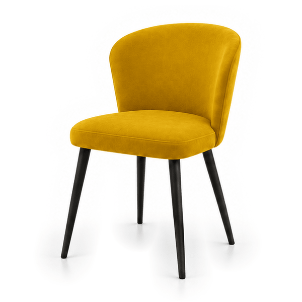Scaun catifea GALBENA | model ARES - eScaun.ro