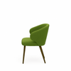 Scaun catifea GALBENA | model CAPRICE - eScaun.ro