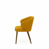 Scaun catifea GALBENA | model CAPRICE - eScaun.ro