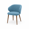 Scaun catifea GALBENA | model CAPRICE - eScaun.ro