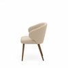 Scaun catifea GALBENA | model CAPRICE - eScaun.ro