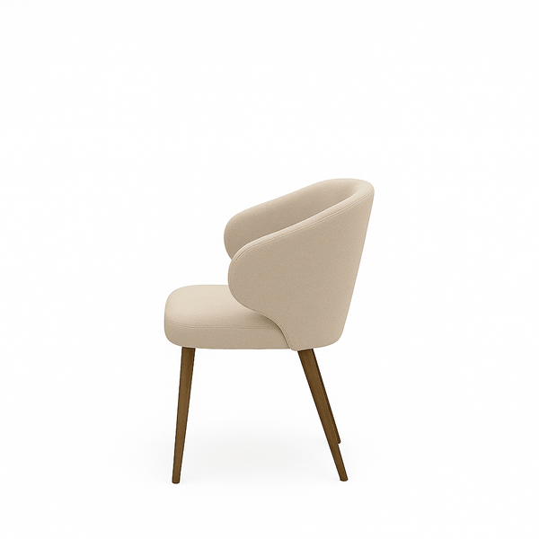 Scaun catifea GALBENA | model CAPRICE - eScaun.ro
