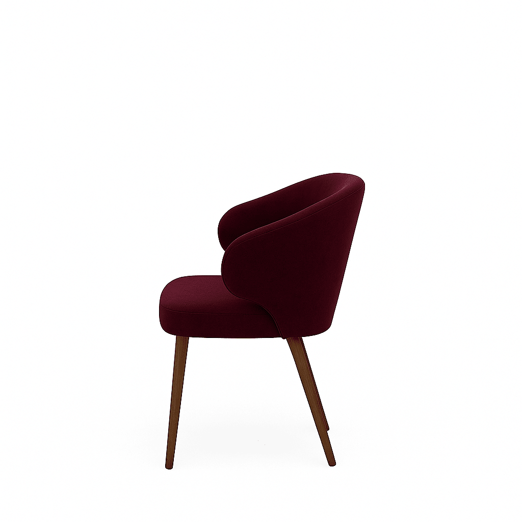 Scaun catifea GALBENA | model CAPRICE - eScaun.ro