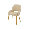 Scaun catifea GALBENA | model HUGO - eScaun.ro