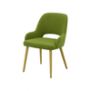 Scaun catifea GALBENA | model HUGO - eScaun.ro