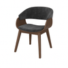 Scaun catifea GRI | model BRANDO - eScaun.ro