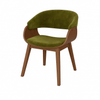 Scaun catifea GRI | model BRANDO - eScaun.ro