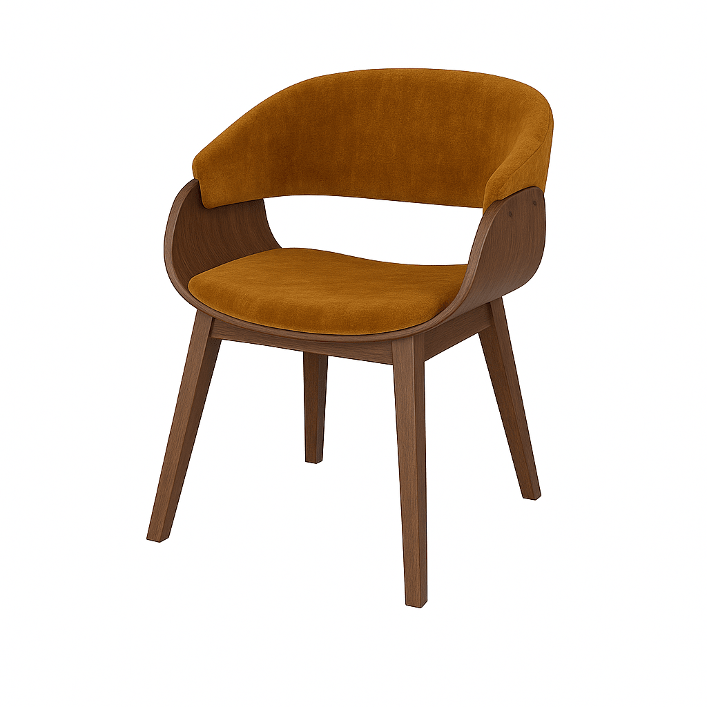 Scaun catifea GRI | model BRANDO - eScaun.ro