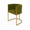 Scaun catifea GRI | model ENRI - eScaun.ro
