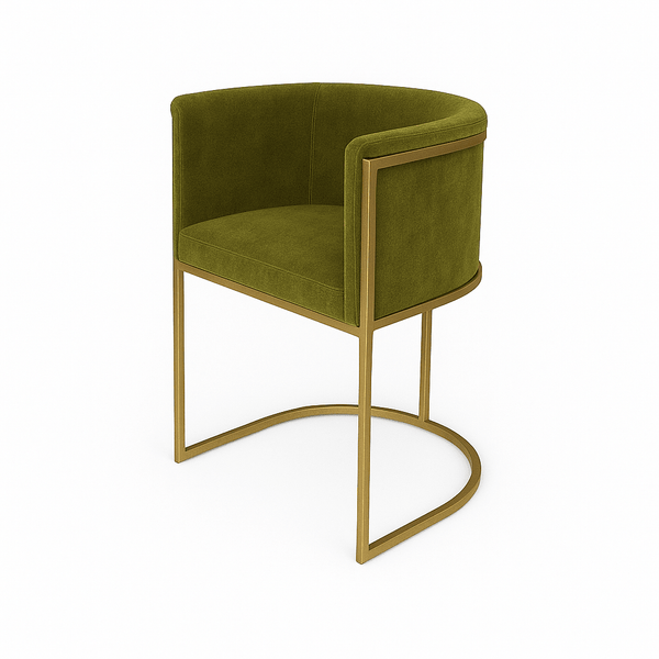 Scaun catifea GRI | model ENRI - eScaun.ro