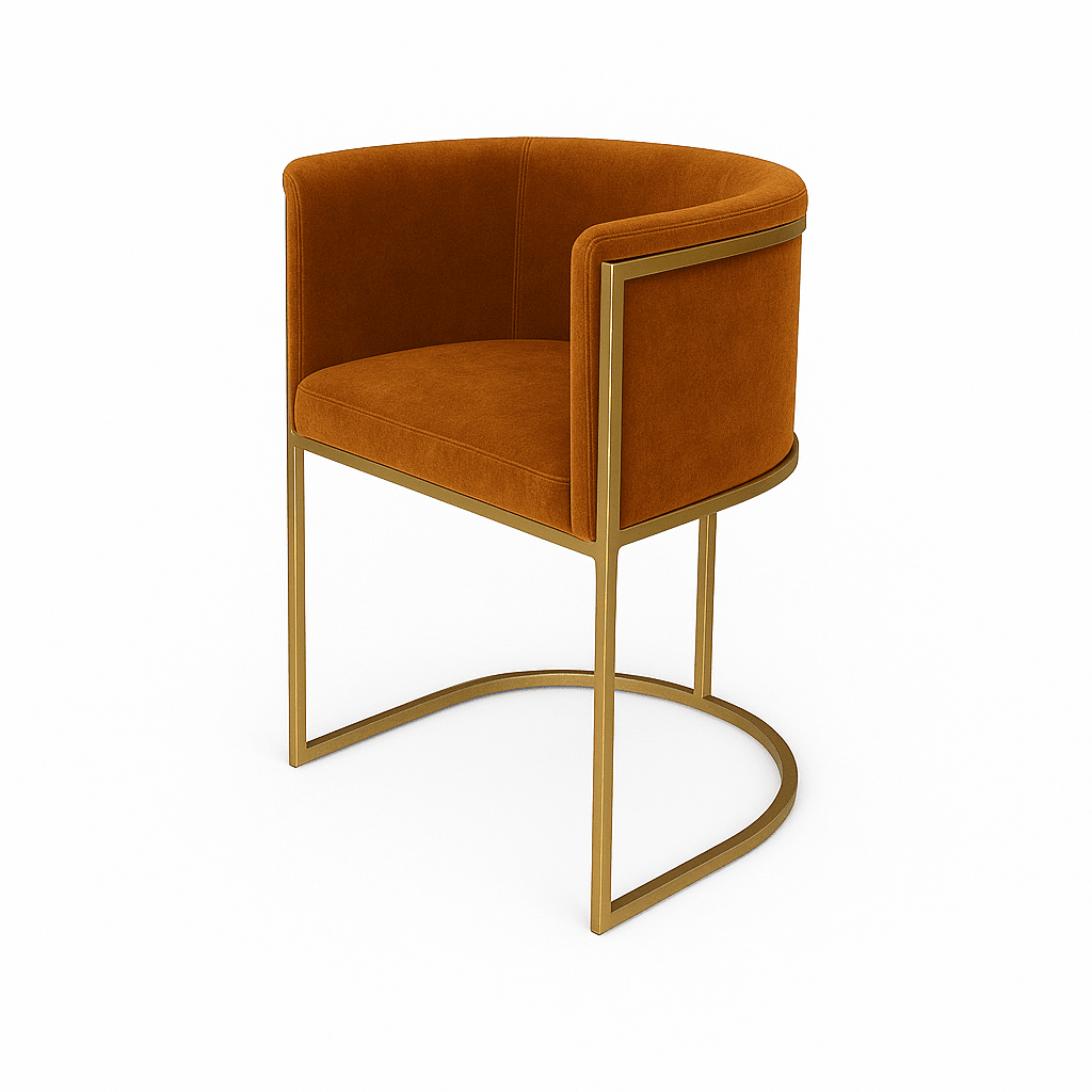 Scaun catifea GRI | model ENRI - eScaun.ro
