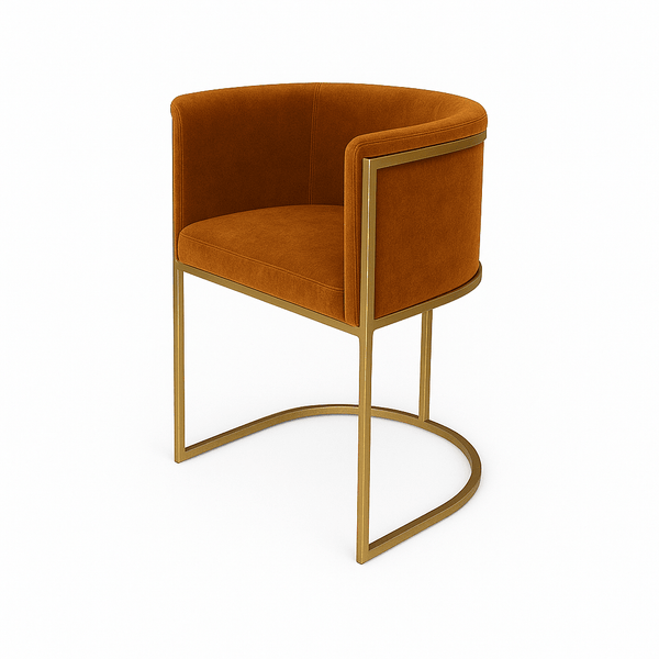 Scaun catifea GRI | model ENRI - eScaun.ro