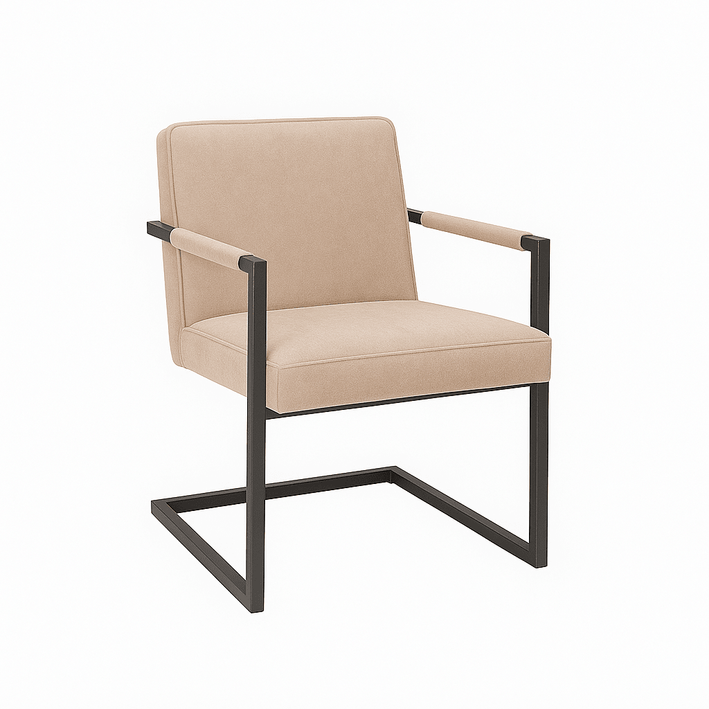 Scaun catifea GRI | model FLEET - eScaun.ro