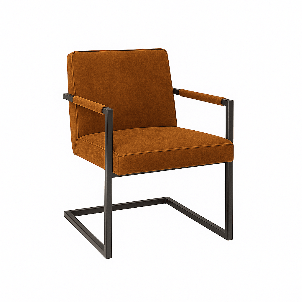 Scaun catifea GRI | model FLEET - eScaun.ro