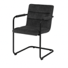 Scaun catifea GRI | model FLOR - eScaun.ro