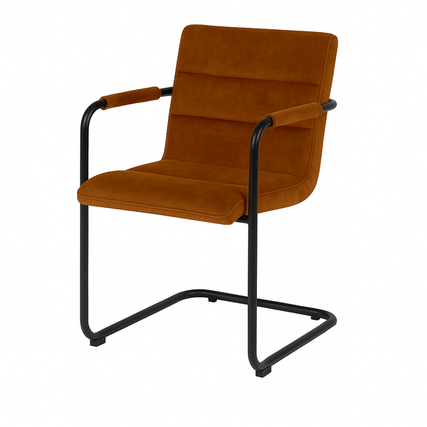 Scaun catifea GRI | model FLOR - eScaun.ro