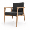 Scaun catifea GRI | model GASPARO - eScaun.ro
