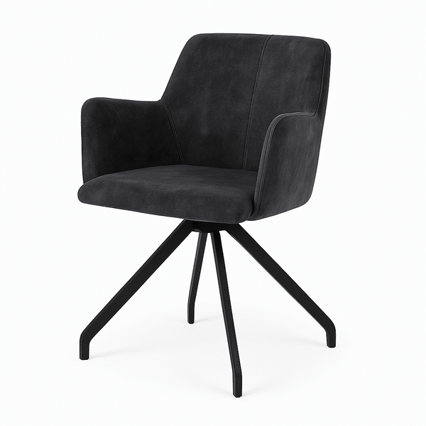 Scaun catifea GRI | model GIANI - eScaun.ro