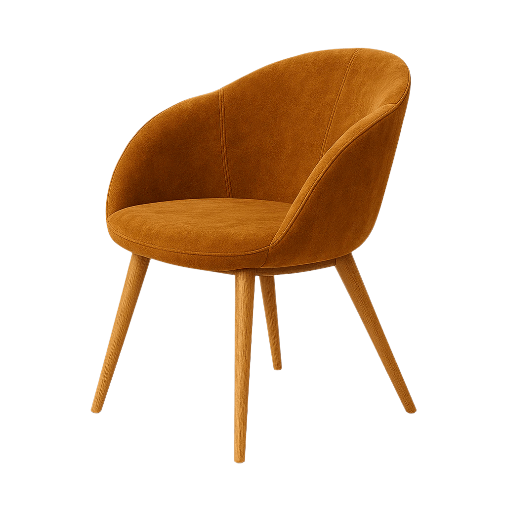 Scaun catifea GRI | model LIGI L - eScaun.ro