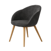 Scaun catifea GRI | model LIGI L - eScaun.ro