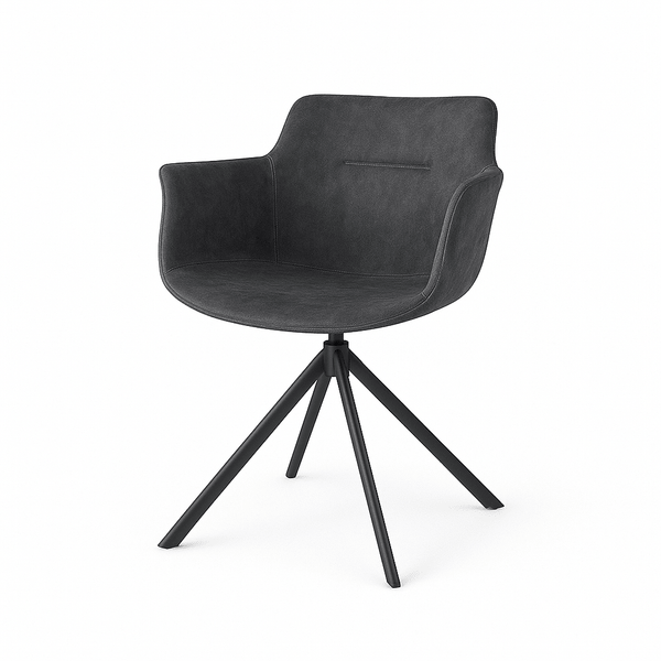 Scaun catifea GRI | model MARA - eScaun.ro