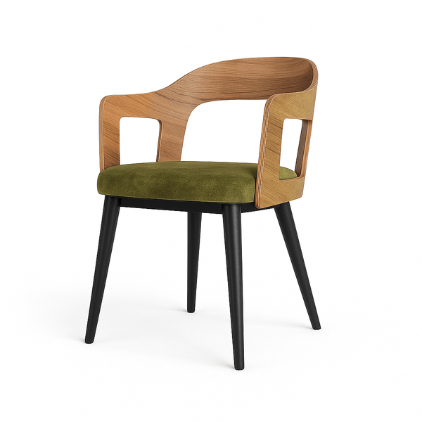 Scaun catifea GRI | model MOZI - eScaun.ro