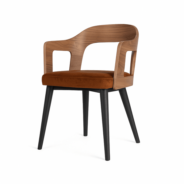 Scaun catifea GRI | model MOZI - eScaun.ro