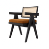 Scaun catifea GRI | model POLA - eScaun.ro
