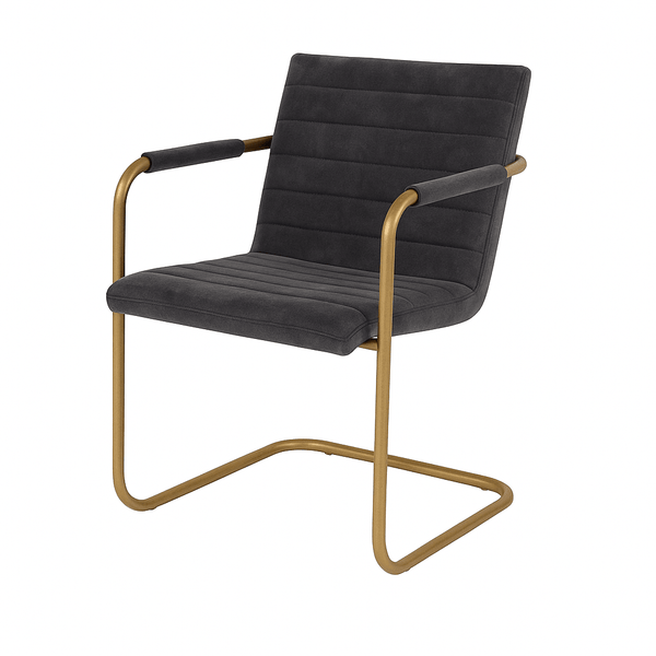 Scaun catifea GRI | model ROTON - eScaun.ro
