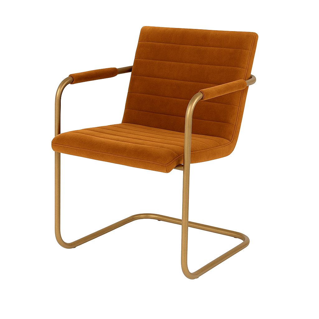 Scaun catifea GRI | model ROTON - eScaun.ro