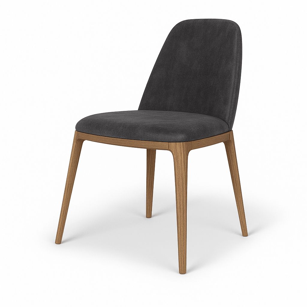 Scaun catifea GRI | model VIVI NA - eScaun.ro
