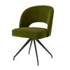 Scaun catifea GRI | model ZANCA - eScaun.ro