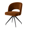 Scaun catifea GRI | model ZANCA - eScaun.ro